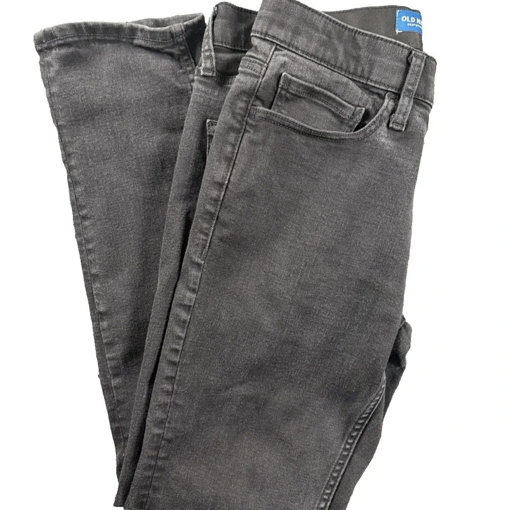 Old Navy Slim Fit 5-Pocket Pants - Charcoal Black / Dark Gray (30x30)